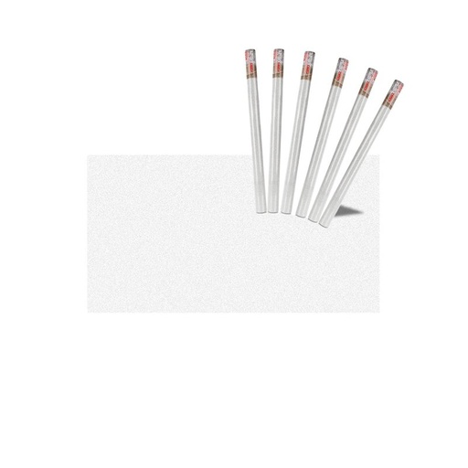 [AB345120X6] 6 Rotoli Carta Adesive Per Mobili 45X200cm Colore Argento Satinato Carta da Parati Autoadesive Rivestimento PVC Lavabile