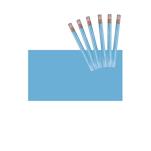 [AB345114X6] 6 Rotoli Carta Adesive Per Mobili 45X200cm Colore Azzurro Carta da Parati Autoadesive Rivestimento PVC Lavabile