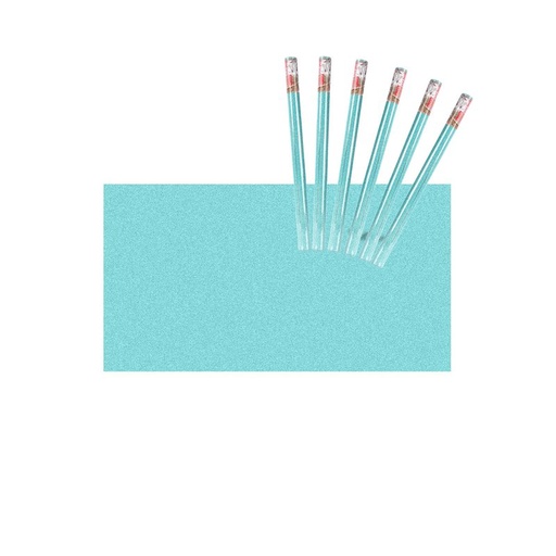 [AB345122X6] 6 Rotoli Carta Adesive Per Mobili 45X200cm Colore Azzurro Satinato Carta da Parati Autoadesive Rivestimento PVC Lavabile