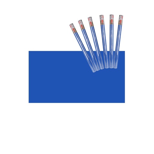 [AB345115X6] 6 Rotoli Carta Adesive Per Mobili 45X200cm Colore Blu Carta da Parati Autoadesive Rivestimento PVC Lavabile