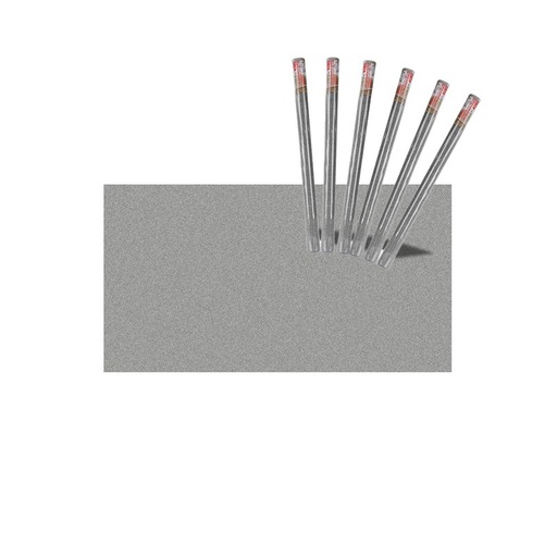 [AB345125X6] 6 Rotoli Carta Adesive Per Mobili 45X200cm Colore Grigio Satinato Carta da Parati Autoadesive Rivestimento PVC Lavabile