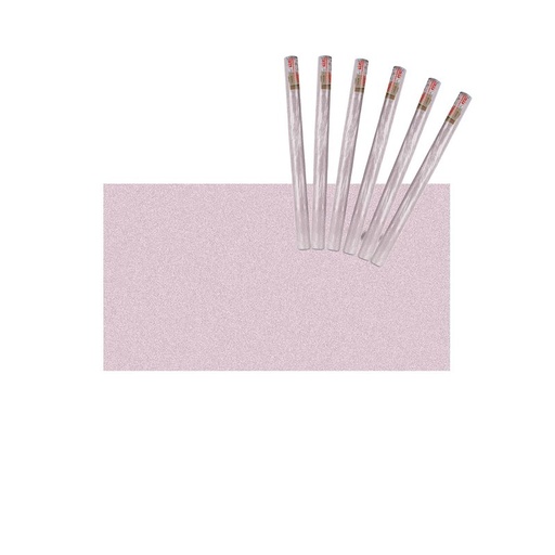 [AB345124X6] 6 Rotoli Carta Adesive Per Mobili 45X200cm Colore Rosa Satinato Carta da Parati Autoadesive Rivestimento PVC Lavabile