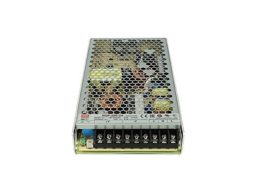 [MW-RSP-200-24] Alimentatore MW MEAN WELL CV 200W 24V 8,4A RSP-200-24 Trasformatore Da AC 220V a DC 24V Senza Ventola