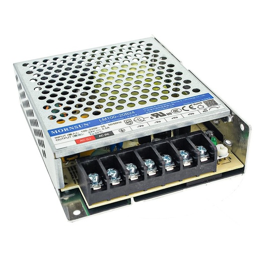 [CV02100] Alimentatore Trasformatore 24V 100W 4,5A Per Striscia Led 24V Mornsun LM100-20B24