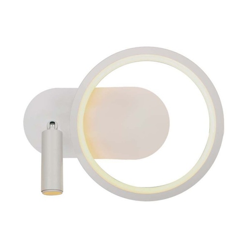 [LD14982N] Applique Lampada LED da Muro 14W 250*100*180mm in Metallo Colore Bianco 4000K SKU-14982