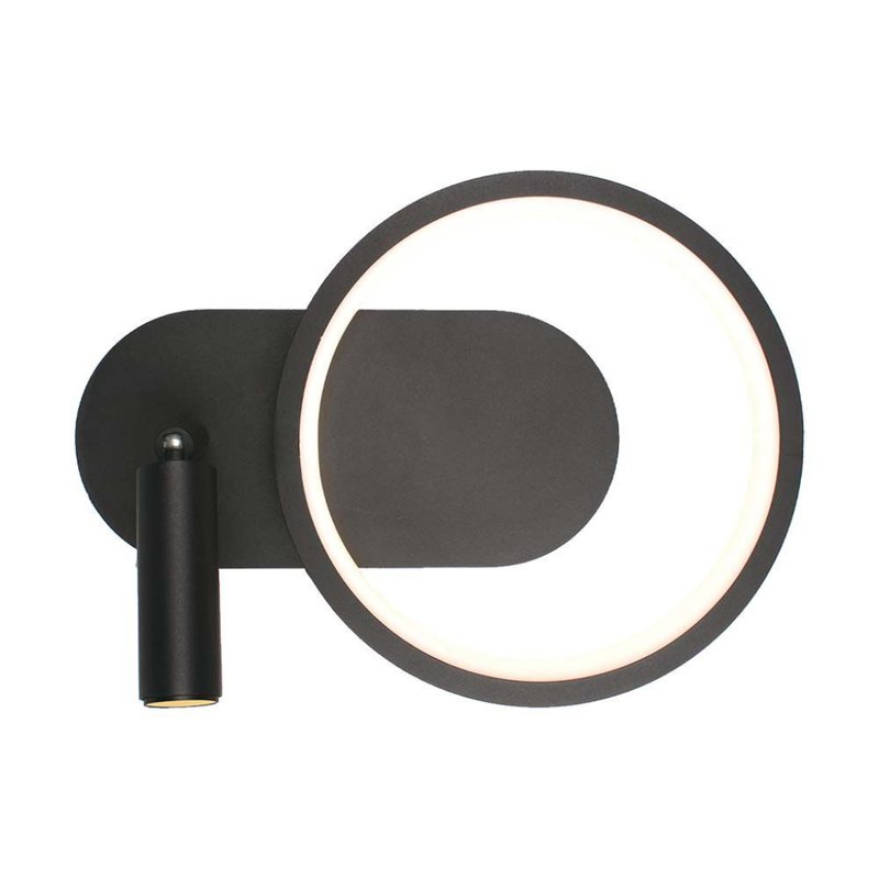 [LD14980C] Applique Lampada LED da Muro 14W 250*100*180mm in Metallo Colore Nero 3000K SKU-14981