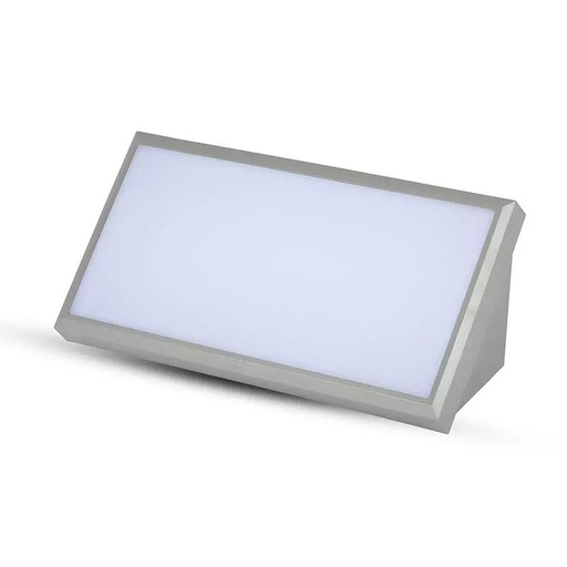 [LD8055F] Applique Lampada Led Da Parete Angolare 20W Colore Grigio 6400K IP65 Luce Indiretto SKU-218238