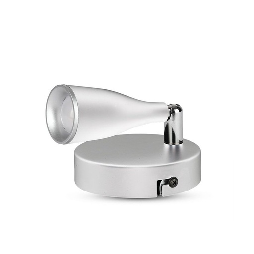 [LD0807C] Applique Lampada Led Da Parete Colore Bianco 3000K Con Testa Orientabile IP20 4,5W SKU-218262