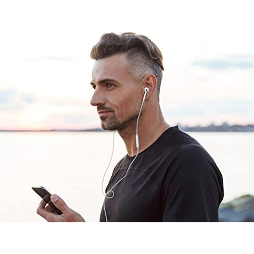 [AC830018] Auricolari con filo Lightning, cuffie con microfono per iPhone e iPad, cavo 1,2m