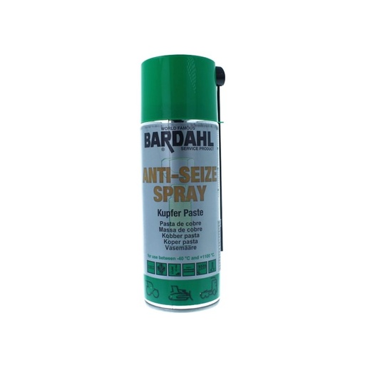 [B679028] BARDAHL ANTI SEIZE SPRAY Pasta Lubrificante e di Montaggio
a Base Polvere di Rame 400ML