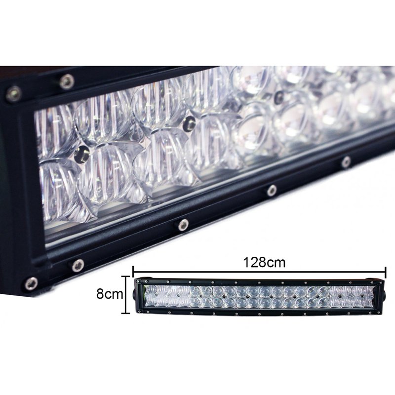 [FS5288] Barra Supplementare Led 288W 1280mm 9V-60V Doppia Fila 96X3W Lente Combo IP67 Per Fuoristrada Jeep SUV Camper