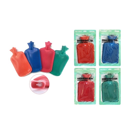 [AB360803] Borsa Acqua Calda 1 Litro Modello Semplice Colore Assortito