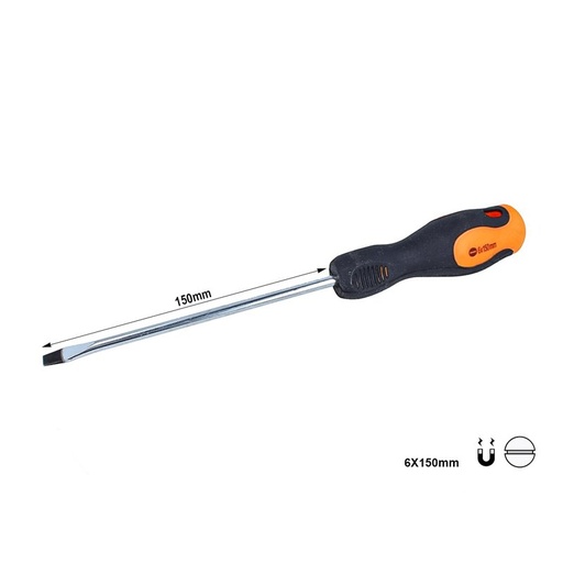 [AS16150] Cacciavite a Taglio 6X150mm Con Punta Magnetica