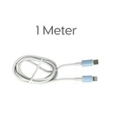 Cavo USB-C a Lightning 1m bianco, ricarica rapida 3,5A fino a 30W