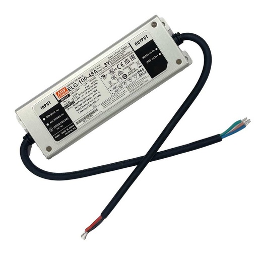 [MW-ELG-100-48A-3Y] MW MEAN WELL ELG-100-48A-3Y Alimentatore IP67 96W 48V 2A Input 220V e 110V