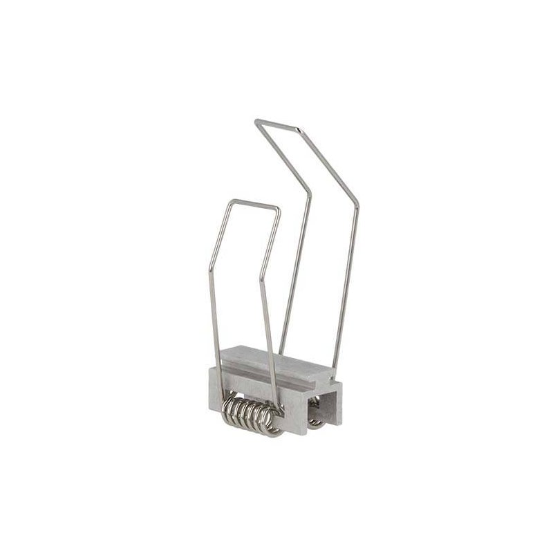 [BA5088] Clip Guida Con Molla Per Fissaggio Da Incasso A Muro Parete e Cartongesso Del Profilo Alluminio BA5003 Con 2 Linguette Diverse