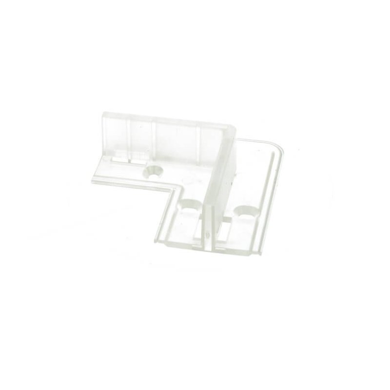 [BA4410] Clip Guida Gancio Plastica Forma L 90 Gradi Per Fissaggio a Muro Parete Del Profilato Alluminio BA4420