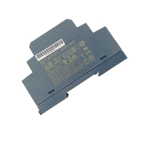 [MW-HDR-15-5] MW MEAN WELL HDR-15-5 Alimentatore Guida DIN Ultra Slim 12W 5V 2,4A Input 220V e 110V