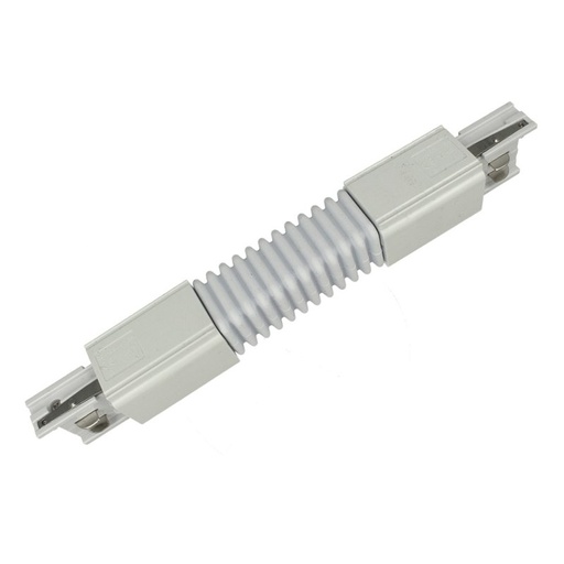 [CB40112] Connettore Giunto Lineare Lungo Forma I Colore Bianco Per Barra Sistema Binario Trifase CB40103