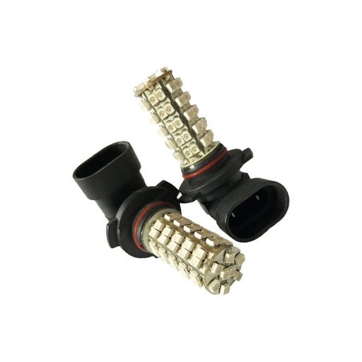[ABC402] Coppia 2 Lampade Led HB3 9005 HB4 9006 Con 68 Smd 3528 Colore Verde 12V 2W Per Fendinebbia