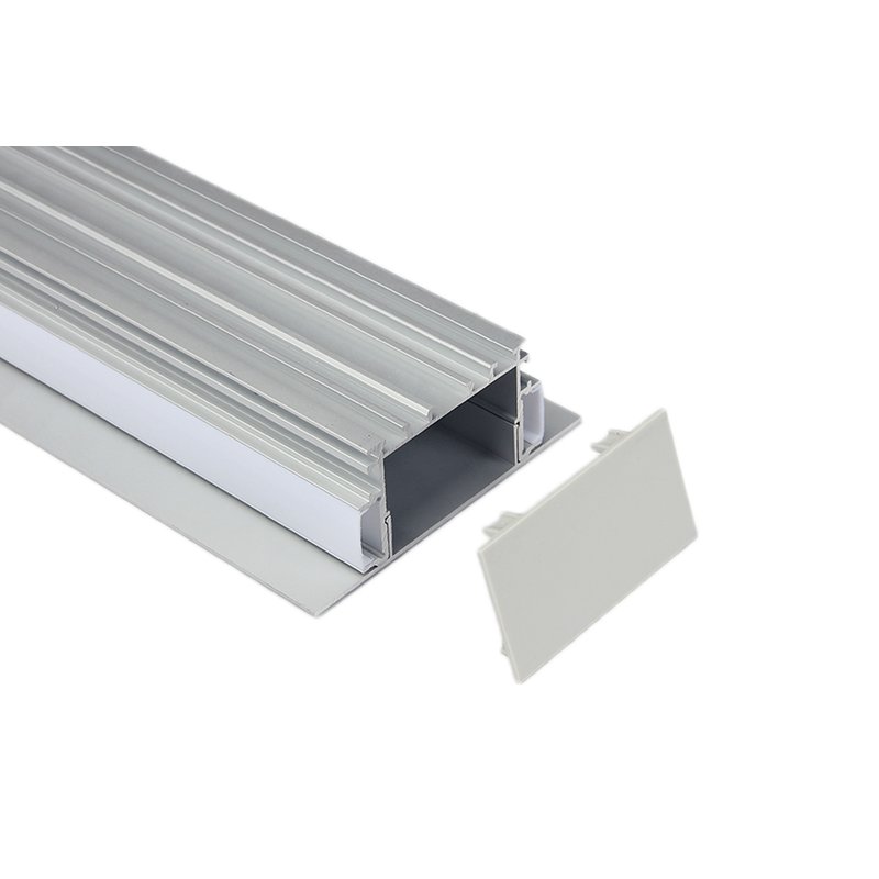 [BA0650] Coppia Tappi Tappini Termine Per Chiusure Profilo Barra Alluminio Da Parete Luce Indiretta BA0006