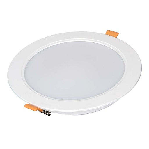 [FP22012N] Faretto Led Da Incasso Rotondo 12W 1200LM Neutro 4000K Diametro 145mm Montaggio 2 In 1 Da Plafone e Da Incasso