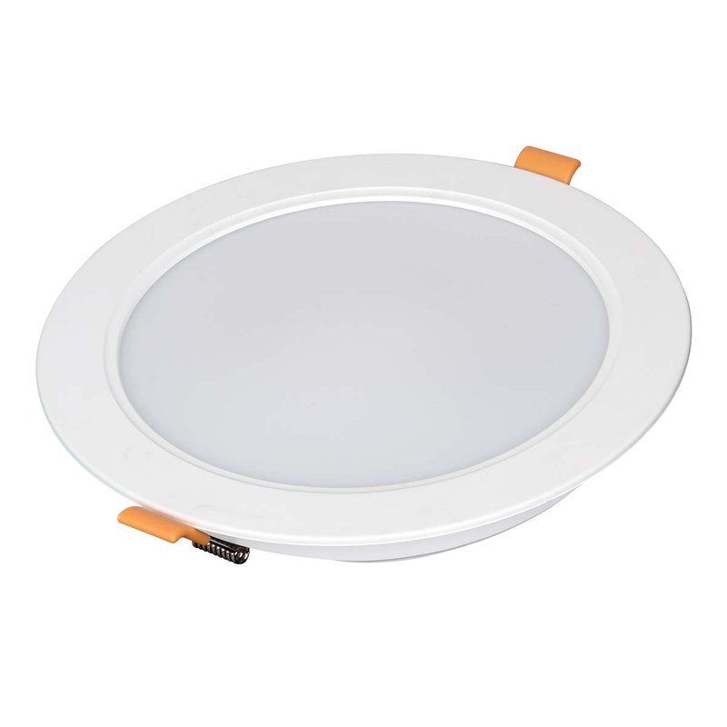 Faretto Led Da Incasso Rotondo 18W 1800LM Caldo 3000K Diametro 170mm Montaggio 2 In 1 Da Plafone e da Incasso