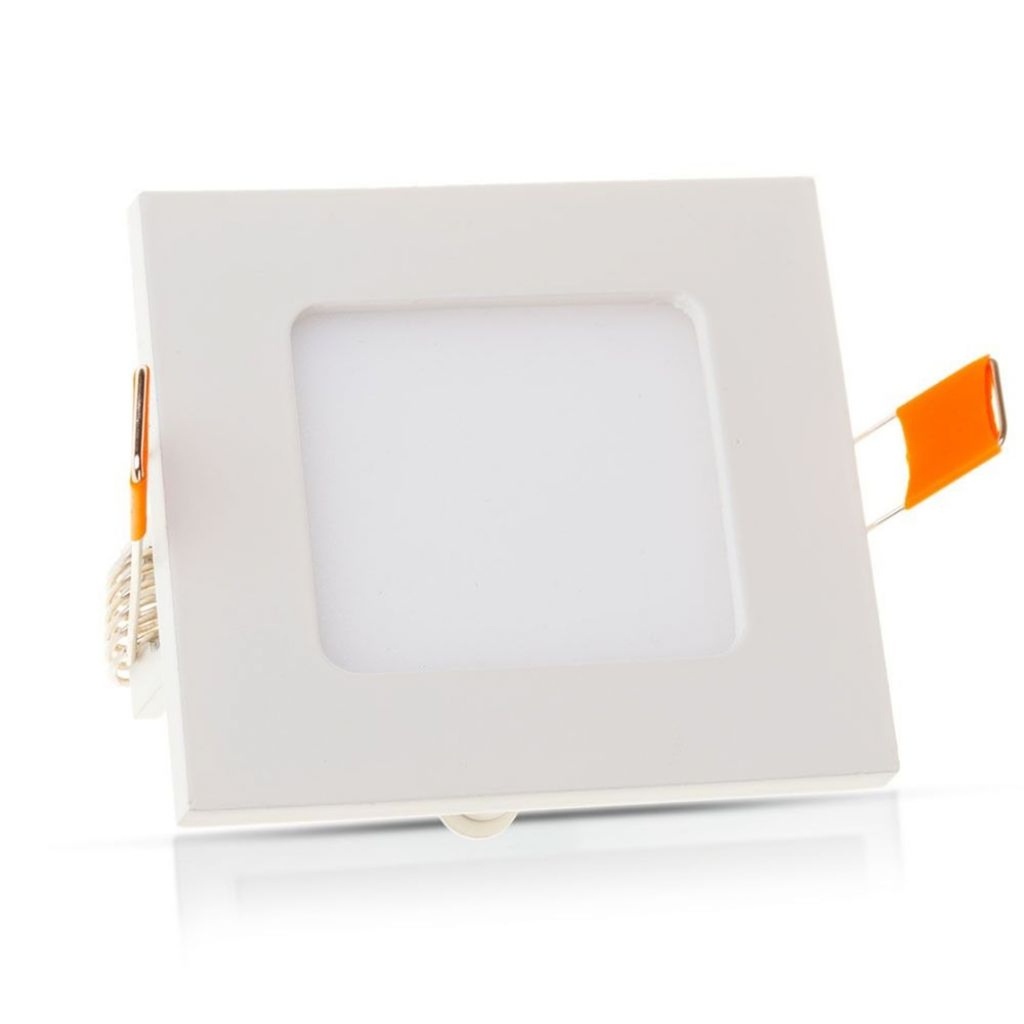 Mini Pannello LED Quadrato da Incasso 6W, 420 lm, 120x120 mm