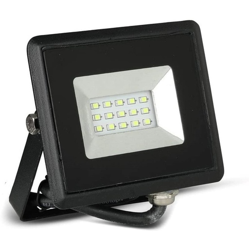 [FE7010V] Faro Proiettore Led Flood Light 10W Colore Verde IP65 Interno Esterno Carcassa Nera SKU-5988