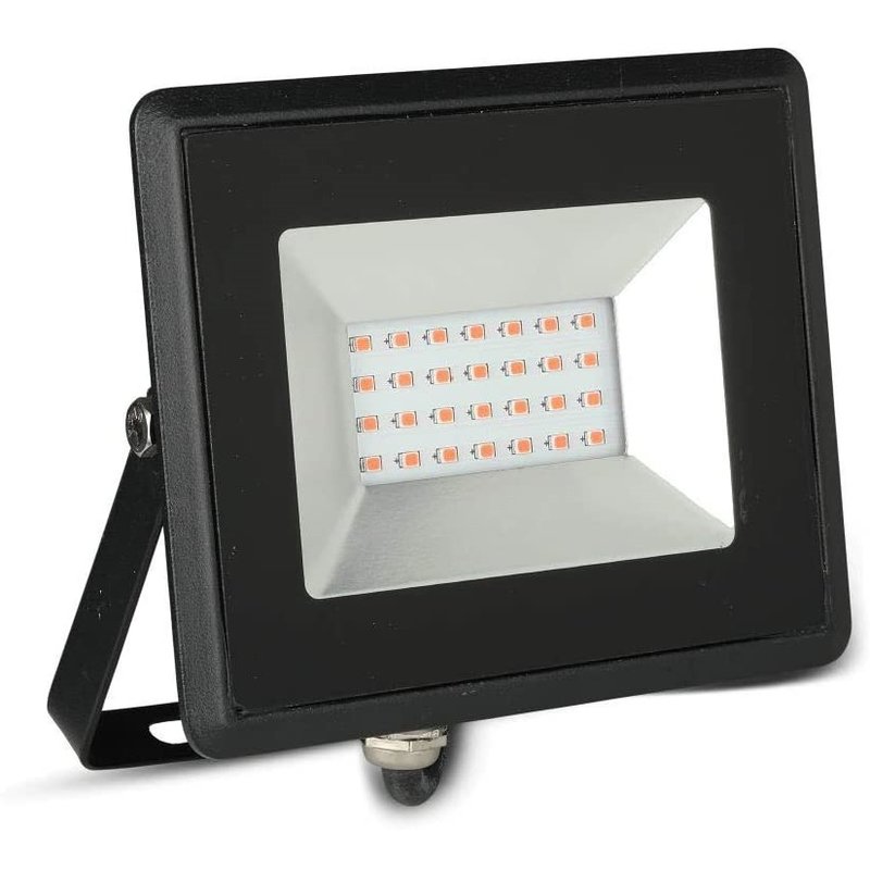 [FE7020R] Faro Proiettore Led Flood Light 20W Colore Rosso IP65 Interno Esterno Carcassa Nera SKU-5992