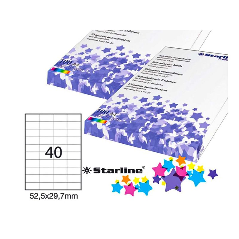 Etichette Adesive 52,5x29,7 Mm - 4000 Etichette Per FBA E Uso Ufficio - Foto 8