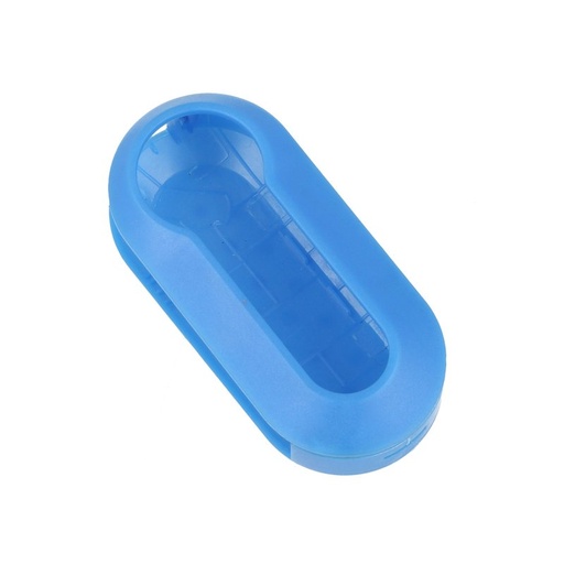 [IFIA21] Guscio Cover In Plastica Colore Azzurra Per Chiavi Telecomando Senza Lama Fiat Grande Punto Evo Panda Bravo Stilo 500L Lancia Y Delta Musa
