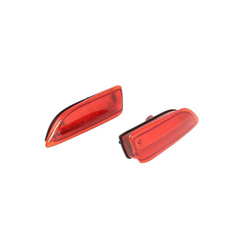 [LY0131] Kit 2 Fanali Posteriori A Led Rosso Per Lexus CT 200h Toyota Corolla Rear Bumper Reflector Light Sostituzione Riflettore Catarifrangente