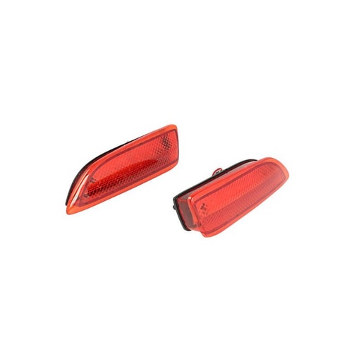 [LY0131] Kit 2 Fanali Posteriori A Led Rosso Per Lexus CT 200h Toyota Corolla Rear Bumper Reflector Light Sostituzione Riflettore Catarifrangente
