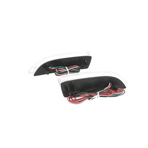 [LY0133] Kit 2 Fanali Posteriori A Led Trasparente Per Lexus CT 200h Toyota Corolla Sostituzione Riflettore Catarifrangente