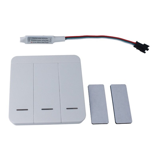 [BLD8603] Kit Controller 86 x 86 Per Striscia Led Dinamica Mono Colore IC WS2811 Con 3 Tasti