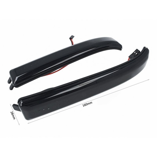 [LN3231] Kit Freccia Laterale a Led Side Marker Dinamica Lente Fume Ford F-150 Raptor OEM 9L3Z17E748BA 9L3Z17E749BA