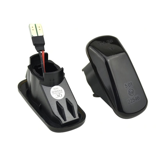 [LN3167] Kit Freccia Laterale a Led Side Marker Dinamica Lente Fume Honda Accord Civic Fit Jazz City Stream CR-V Odyssey 34301-S5H-T02