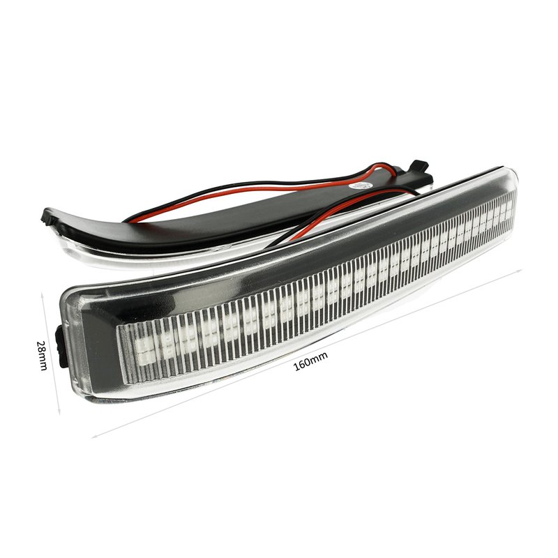 [LN3230] Kit Freccia Laterale a Led Side Marker Dinamica Lente Trasparente Ford F-150 Raptor OEM 9L3Z17E748BA 9L3Z17E749BA