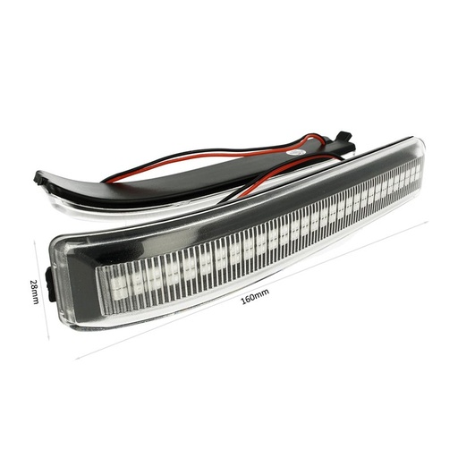[LN3230] Kit Freccia Laterale a Led Side Marker Dinamica Lente Trasparente Ford F-150 Raptor OEM 9L3Z17E748BA 9L3Z17E749BA