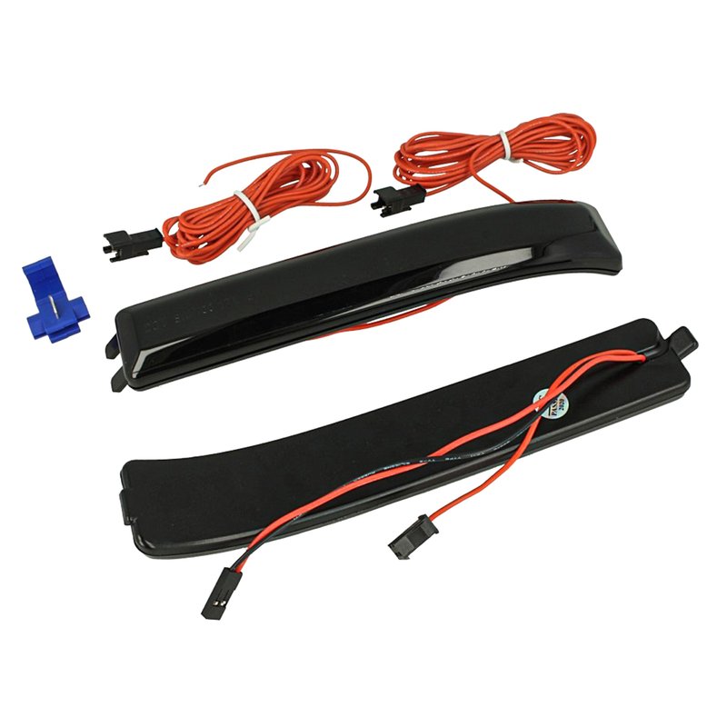 [LN3983] Kit Freccia Led Specchietto Retrovisore Dinamico Sequenziale Ford F150 Raptor 9L3Z17E748BA Lente Fume Arancione + DRL