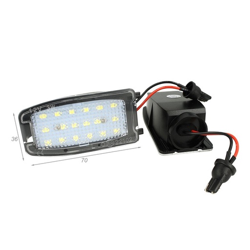 [LE0809] Kit Luci Led Di Cortesia Sotto Specchietto Retrovisore Rang Rover Sport Volvo S60 V70 XC70 Land Rover LR2 LR3 LR4 OEM 4040-028