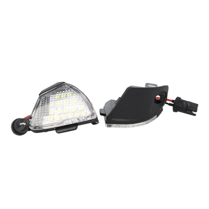 [LE0802] Kit Luci Led Di Cortesia Sotto Specchietto Retrovisore VW Eos Golf 5 Plus Variant Jetta Passat