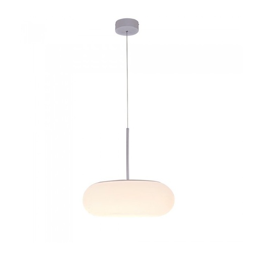 [SV40031] Lampada Led A Sospensione Moderna Rotonda Colore Bianco Diametro 500mm 40W 3000K Dimmerabile Triac SKU-40031
