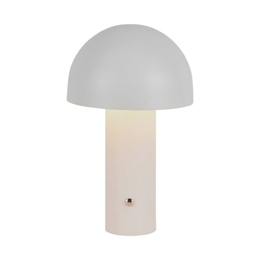 [JF7899] Lampada LED da Tavolo 3W con Batteria 1800mAh Ricaricabile USB C Colore Bianco in Metallo Touch Dimmerabile 3in1 SKU-7899