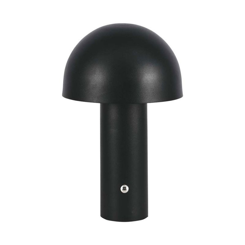 Lampada LED da Tavolo 3W con Batteria 1800mAh Ricaricabile USB C Colore Nero in Metallo Touch Dimmerabile 3 in 1 SKU-7898