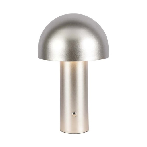 [JF7937] Lampada LED da Tavolo 3W con Batteria 1800mAh Ricaricabile USB C Colore Oro in Metallo Touch Dimmerabile 3in1 SKU-7937