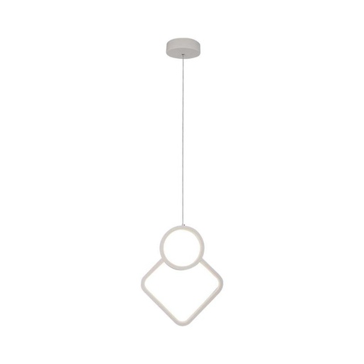[SV15338N] Lampadario LED a Sospensione 12W dal Design Moderno 28*196cm Colore Bianco 4000K SKU-15338