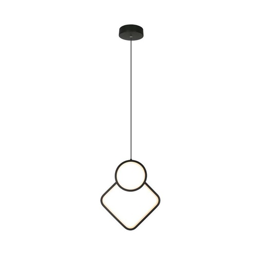 [SV14999C] Lampadario LED a Sospensione 12W dal Design Moderno 28*196m Colore Nero 3000K SKU-14998