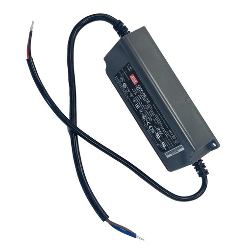 [MW-NPF-60-12] MW MEAN WELL NPF-60-12 Alimentatore Trasformatore IP67 60W 12V 5A Input 220V e 110V